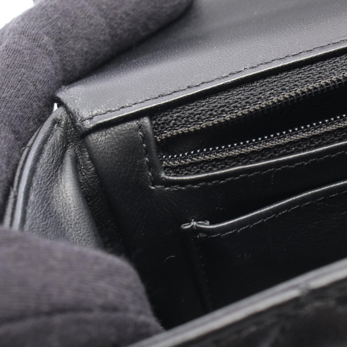 CHANEL Matelasse Top Handle Shoulder Bag