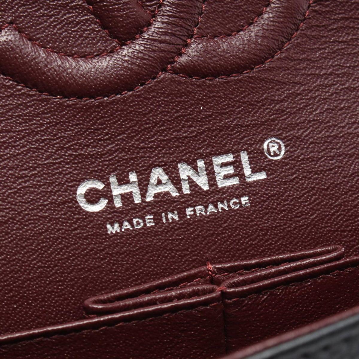 CHANEL Matelasse W Flap Shoulder Bag Black