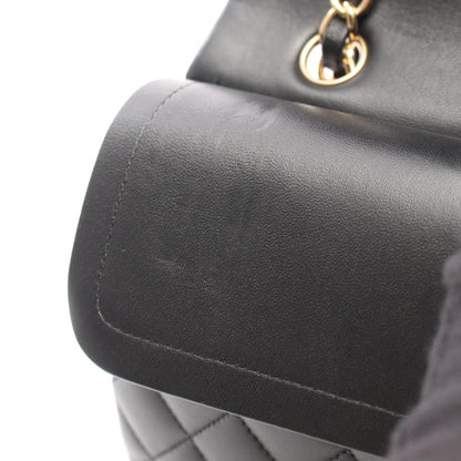 CHANEL Matelasse Double Flap Bag Black