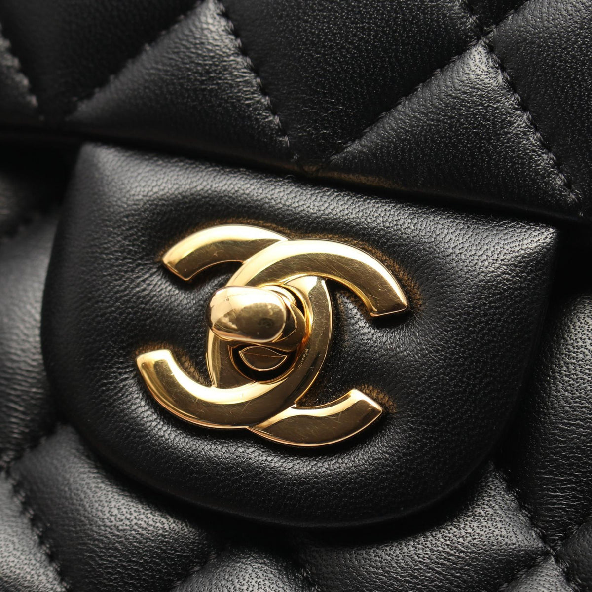 CHANEL Matelasse Double Flap Bag Black