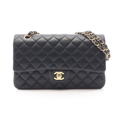 CHANEL Matelasse Double Flap Bag Black
