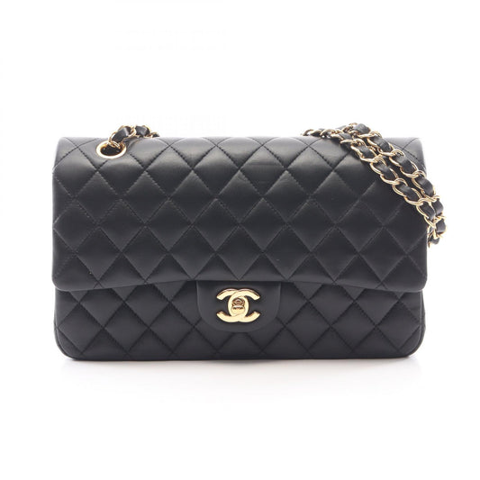 CHANEL Matelasse Double Flap Bag Black