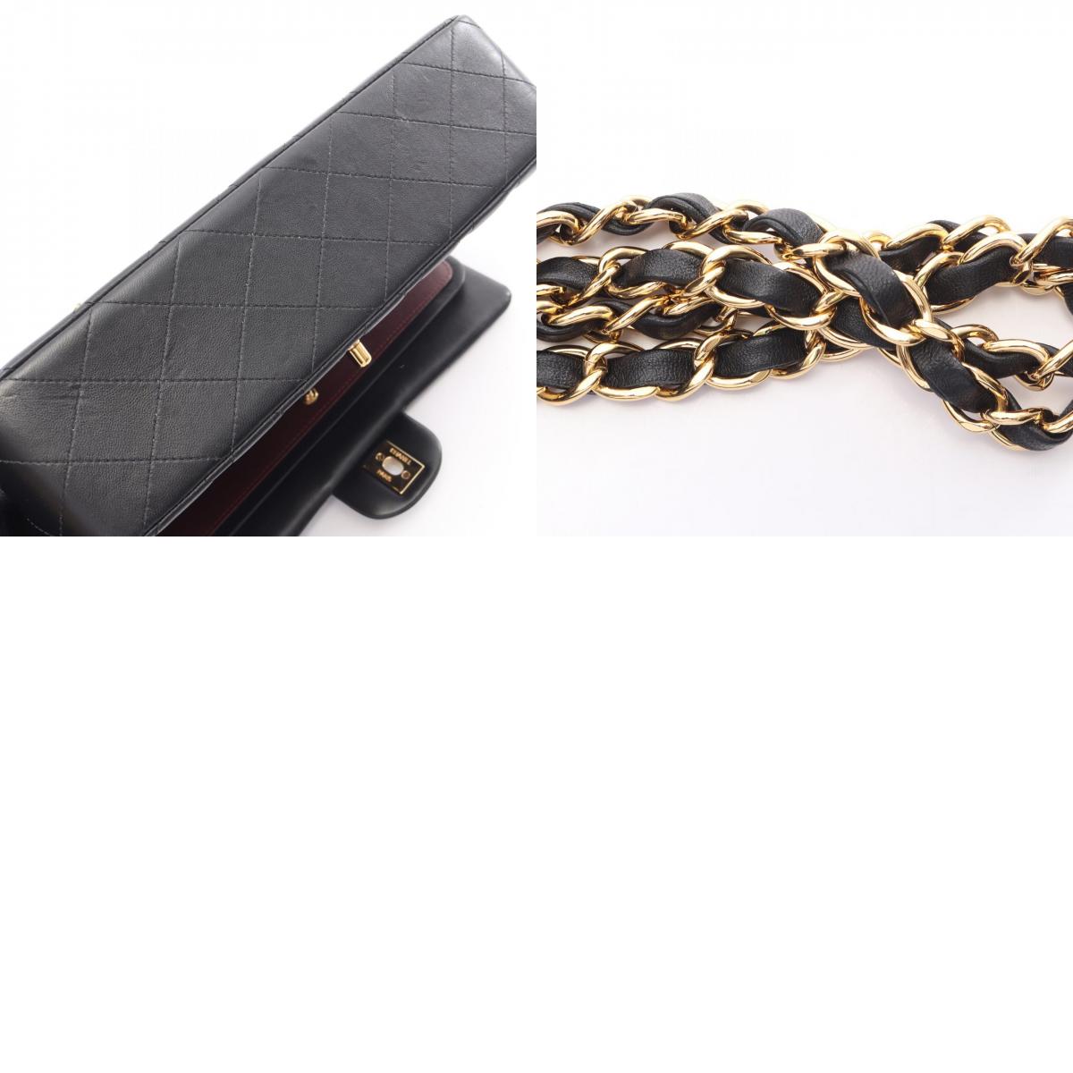 CHANEL Matelasse Double Flap Bag Black