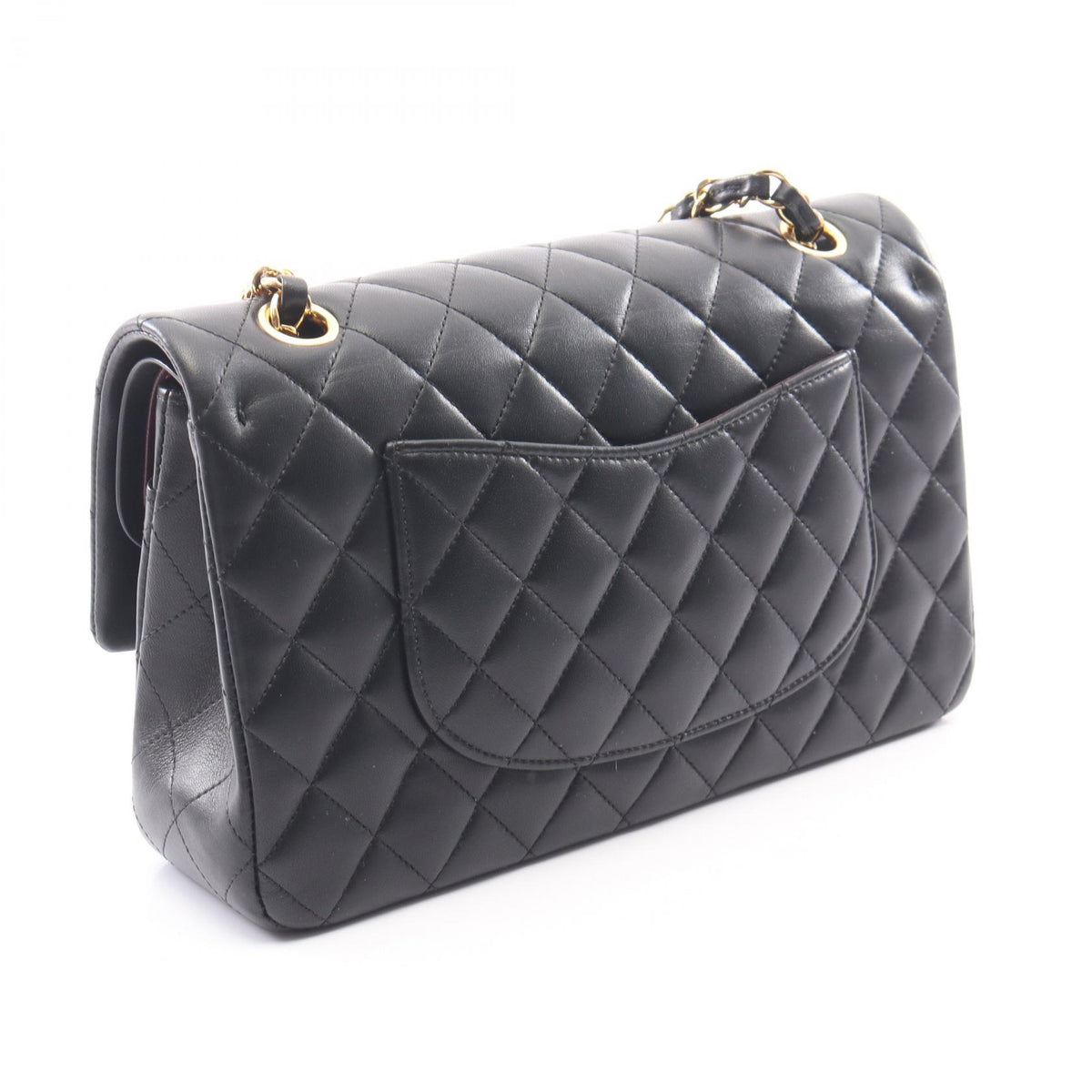 CHANEL Matelasse Double Flap Bag Black