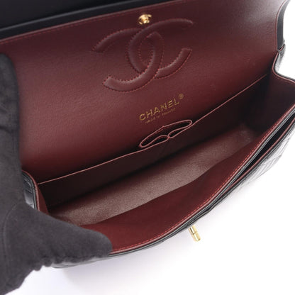 CHANEL Matelasse Double Flap Bag Black