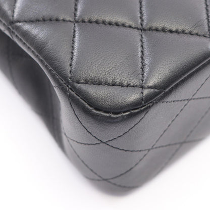 CHANEL Matelasse Double Flap Bag Black
