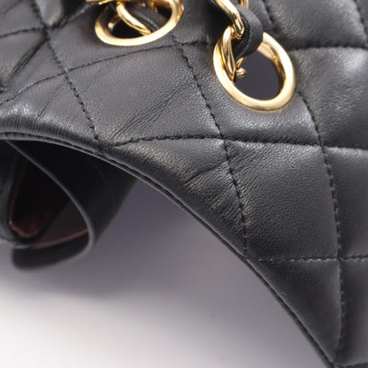 CHANEL Matelasse Double Flap Bag Black