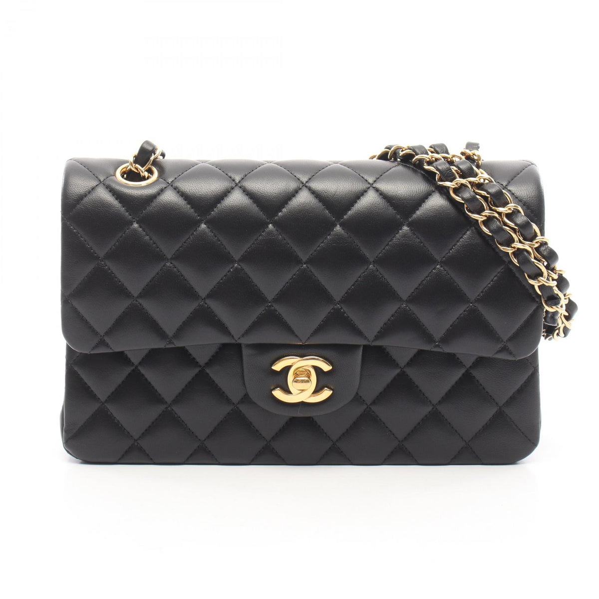 CHANEL Matelasse Double Flap Shoulder Bag