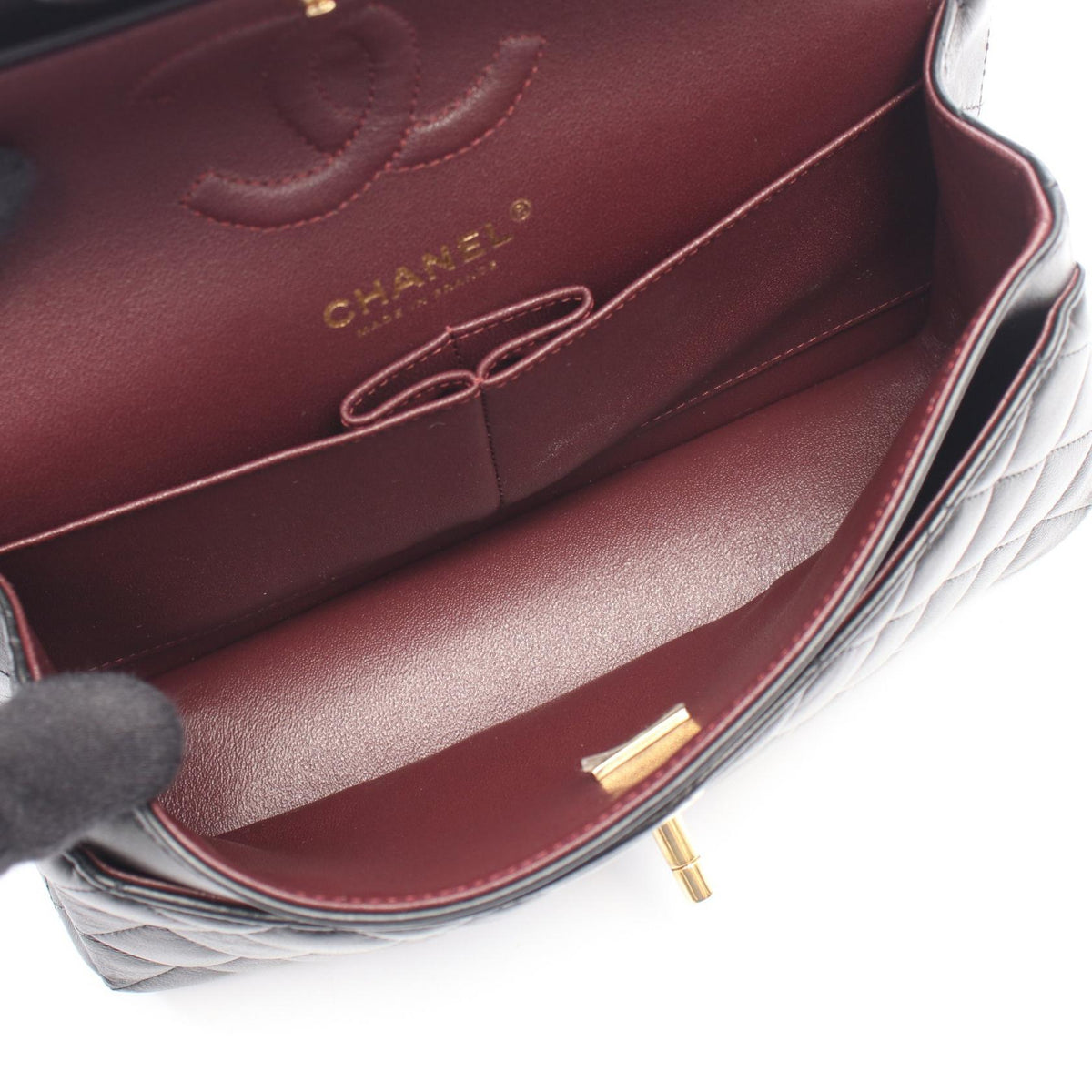 CHANEL Matelasse Double Flap Shoulder Bag
