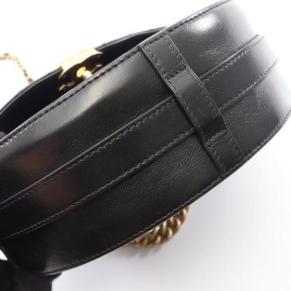 CHANEL Matelasse Round 2-Way Bag Black