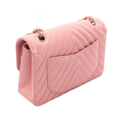 CHANEL Matelassé Double Flap Bag Pink