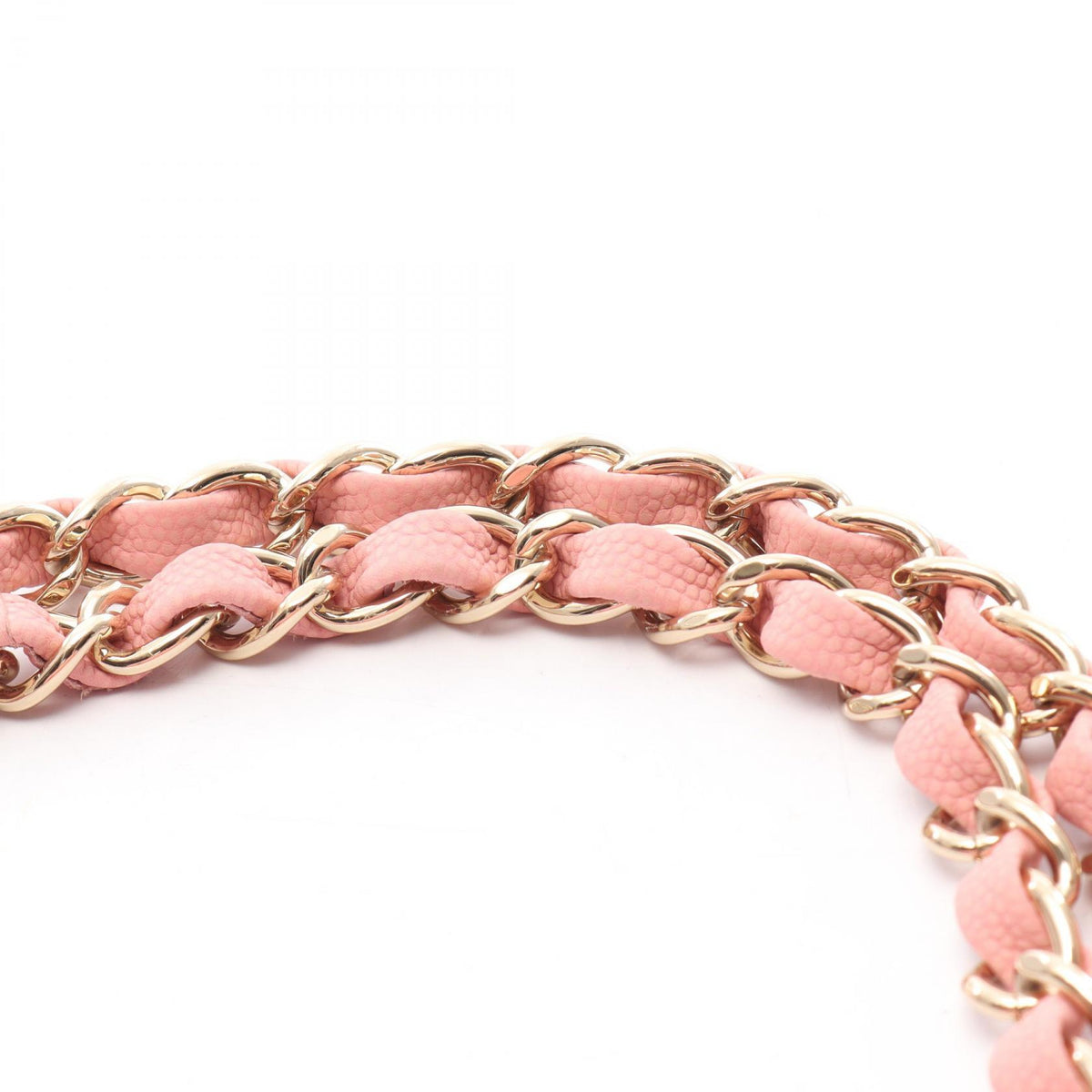 CHANEL Matelassé Double Flap Bag Pink