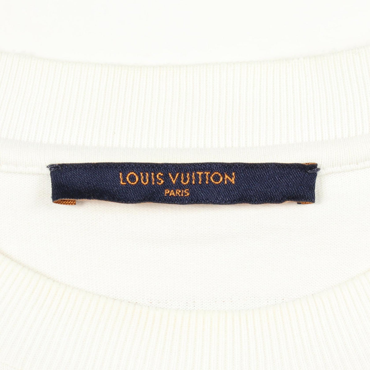 LOUIS VUITTON Inside Out Crewneck Cotton T-Shirt Size XS