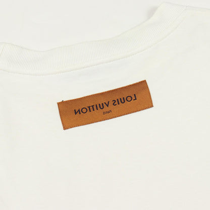 LOUIS VUITTON Inside Out Crewneck Cotton T-Shirt Size XS
