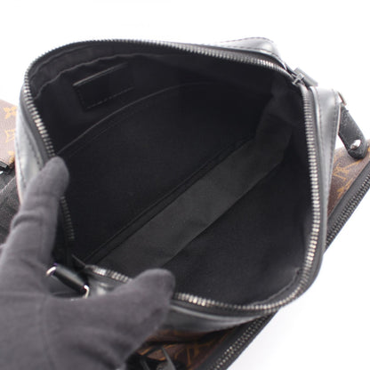 LOUIS VUITTON Trio Messenger Monogram Macassar Bag Brown