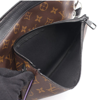 LOUIS VUITTON Trio Messenger Monogram Macassar Bag Brown