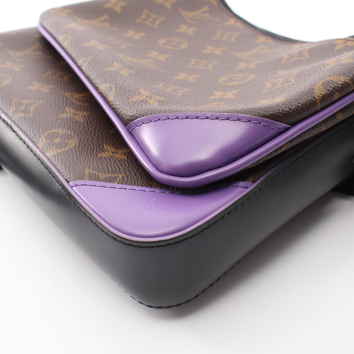 LOUIS VUITTON Trio Messenger Monogram Macassar Bag Brown