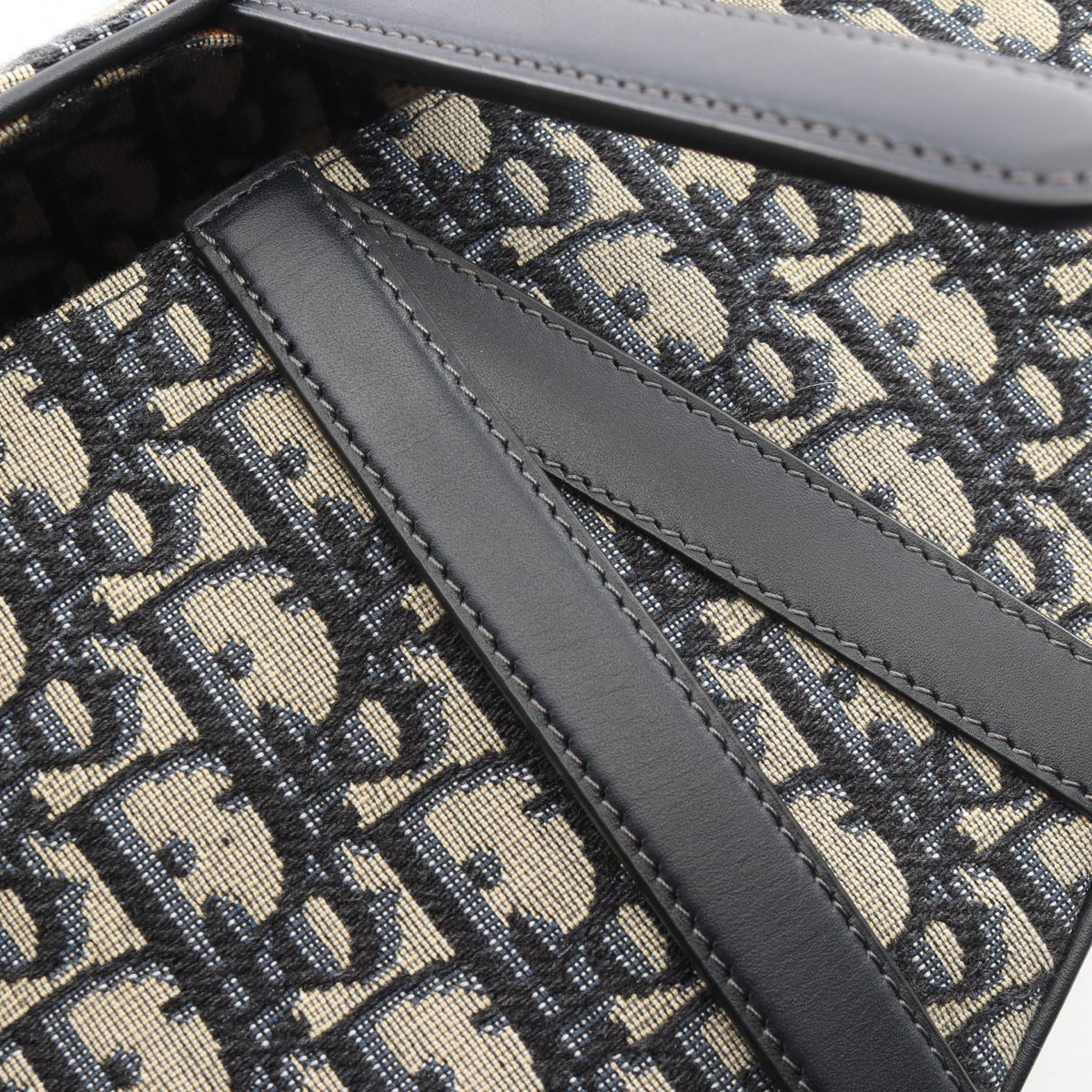 Dior Saddle Oblique Jacquard Leather Bag