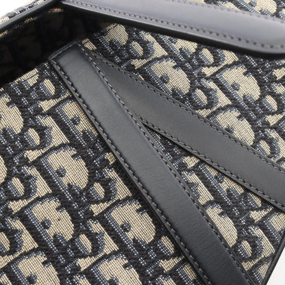 Dior Saddle Oblique Jacquard Leather Bag