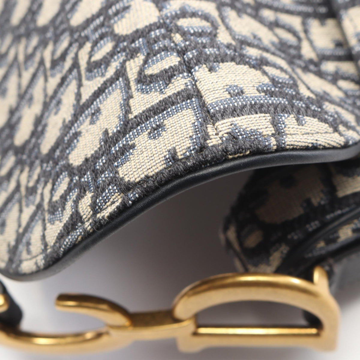 Dior Saddle Oblique Jacquard Leather Bag