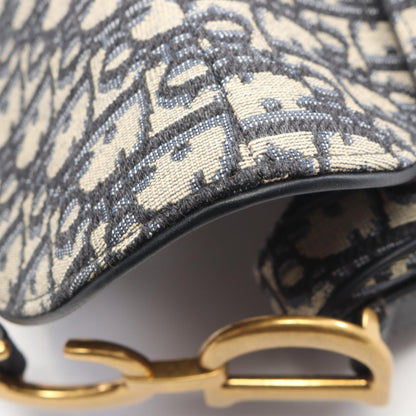 Dior Saddle Oblique Jacquard Leather Bag