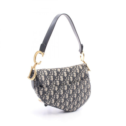 Dior SADDLE Oblique Canvas Bag Navy