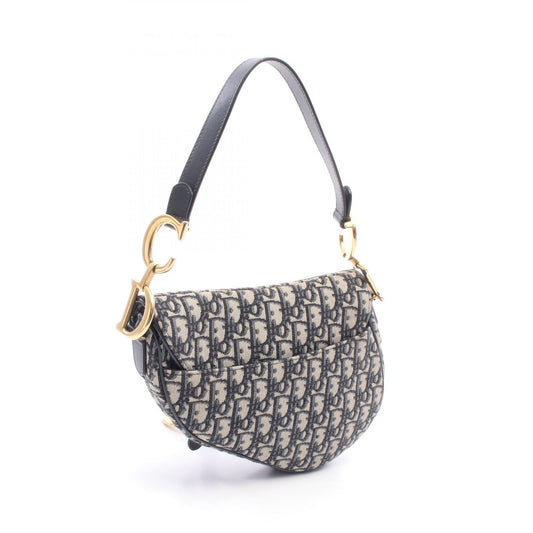 Dior SADDLE Oblique Canvas Bag Navy