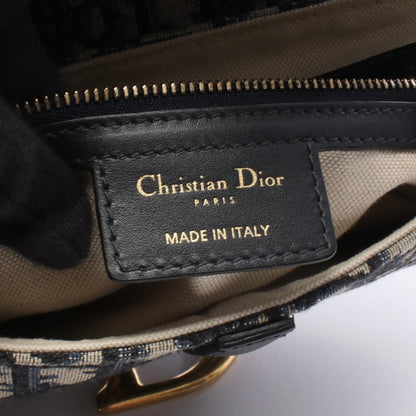 Dior SADDLE Oblique Canvas Bag Navy