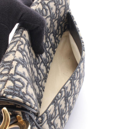 Dior SADDLE Oblique Canvas Bag Navy