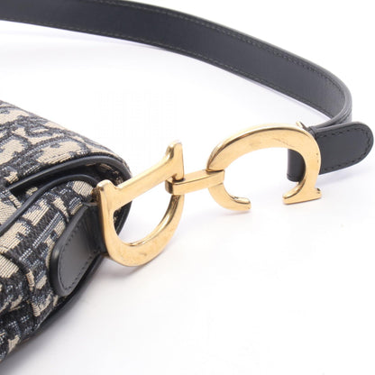 Dior SADDLE Oblique Canvas Bag Navy