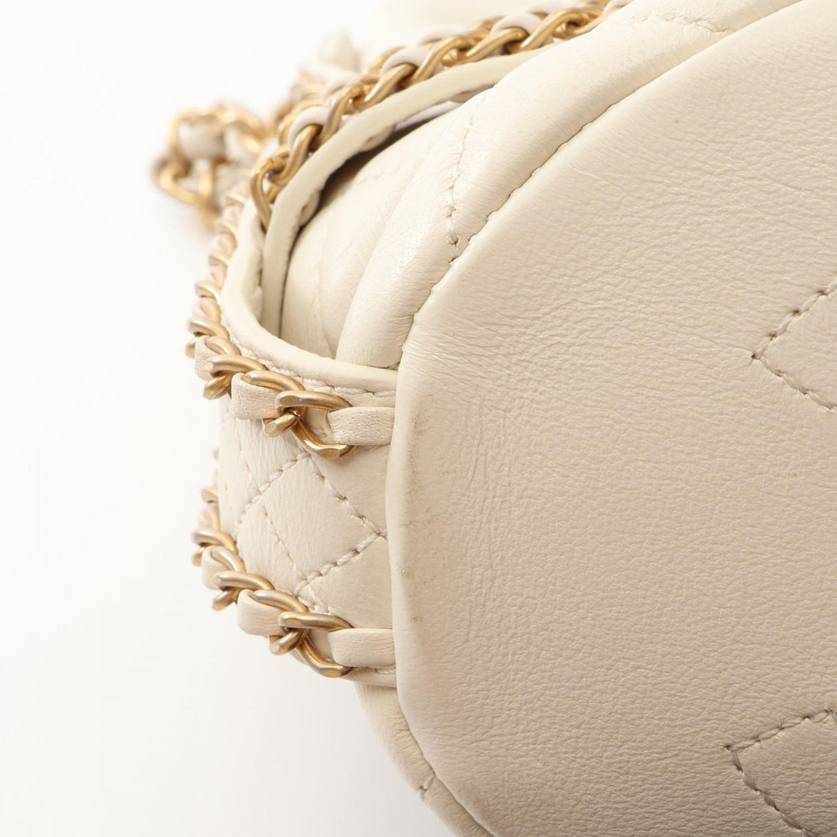 CHANEL Matelasse Drawstring Shoulder Bag