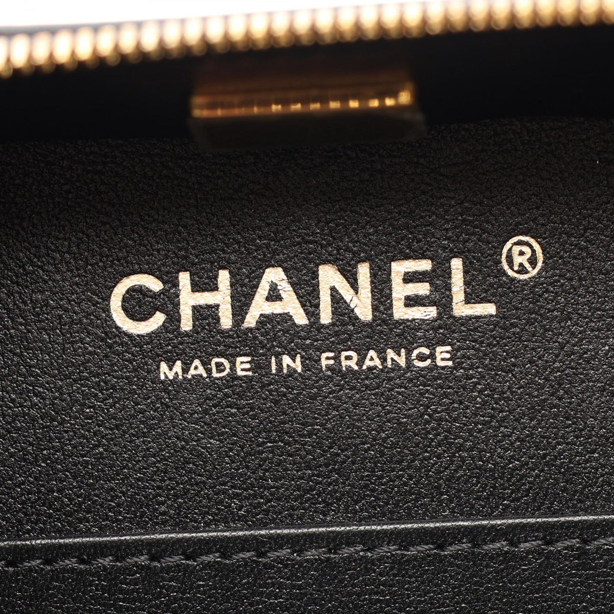 CHANEL Matelasse Vanity Lambskin Bag Black