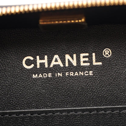 CHANEL Matelasse Vanity Lambskin Bag Black