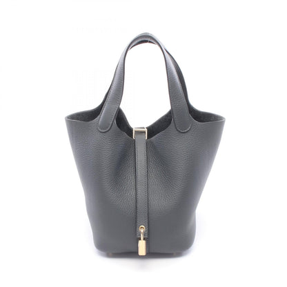 HERMES Picotin Lock PM Gris Handle Bag