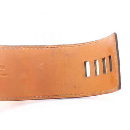 HERMES Collier de Chien Box Calf Bangle Size S