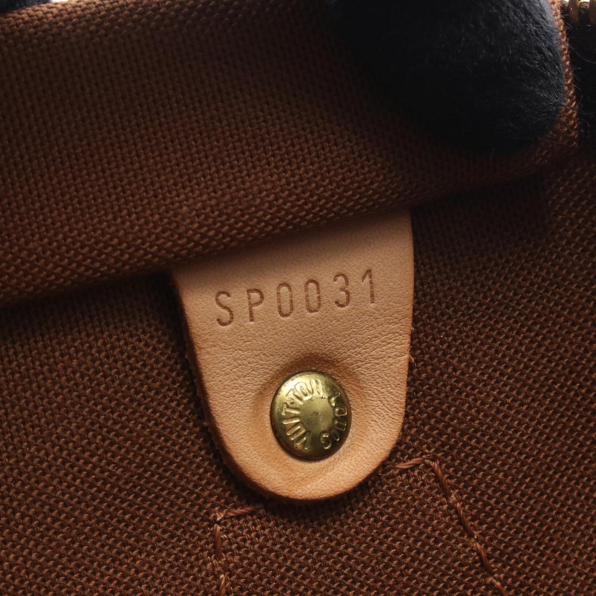 LOUIS VUITTON Speedy 40 Canvas Bag