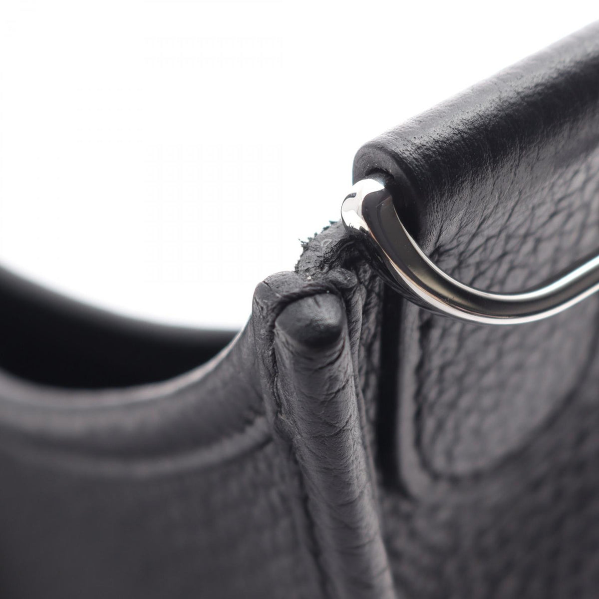 HERMES Evelyne 3 PM Taurillon Bag Black