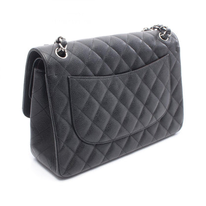 CHANEL Matelasse 30 Caviar Skin Bag, Black