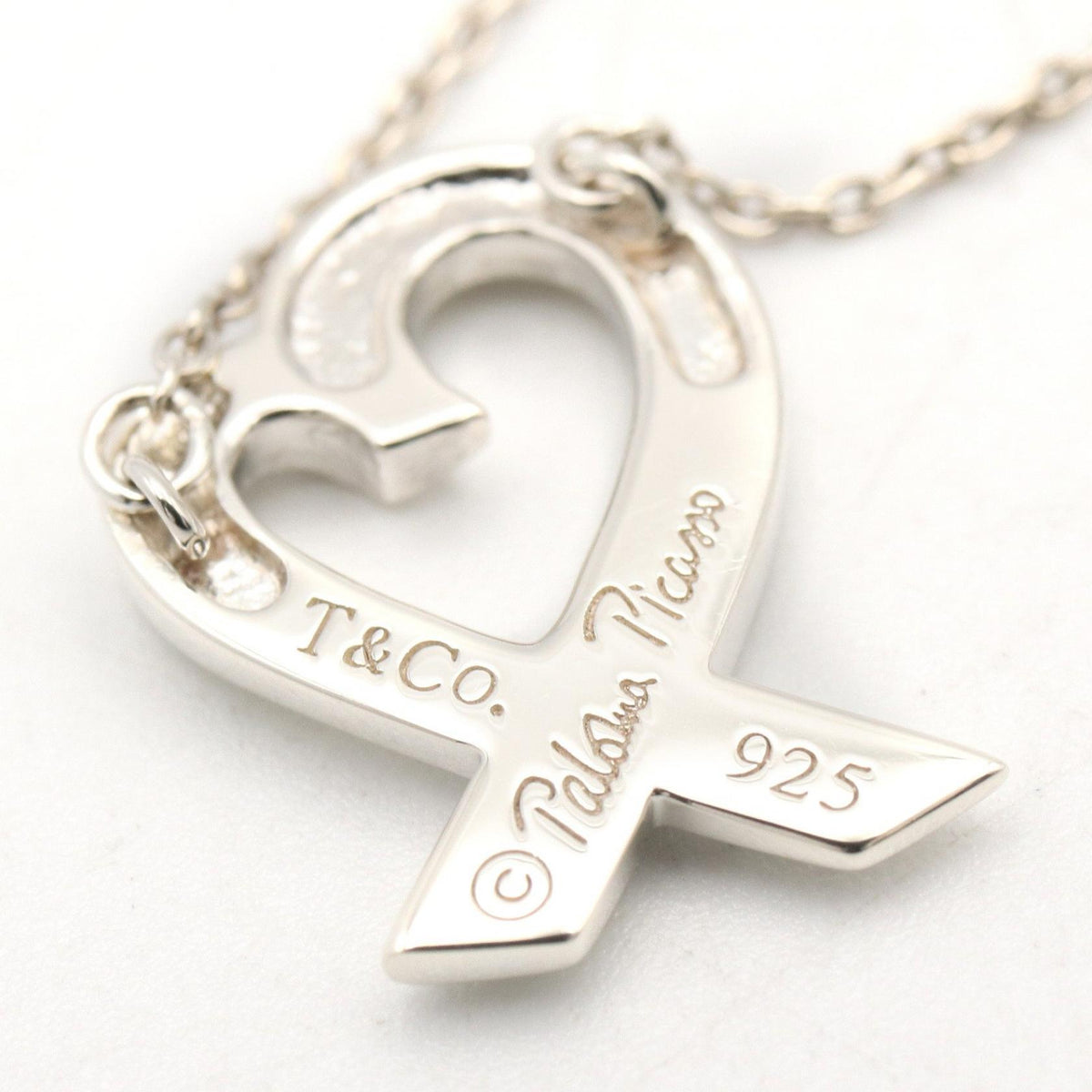 TIFFANY&CO Loving Heart SM Silver Necklace
