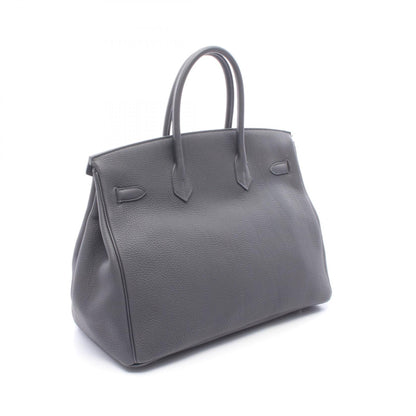 HERMES Birkin 35 Ardoise Togo Silver HW Handbag