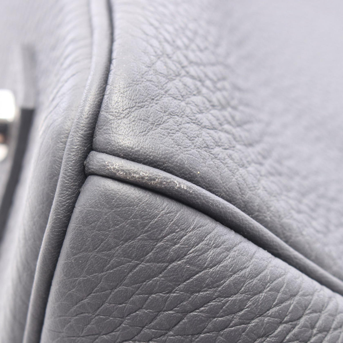 HERMES Birkin 35 Ardoise Togo Silver HW Handbag