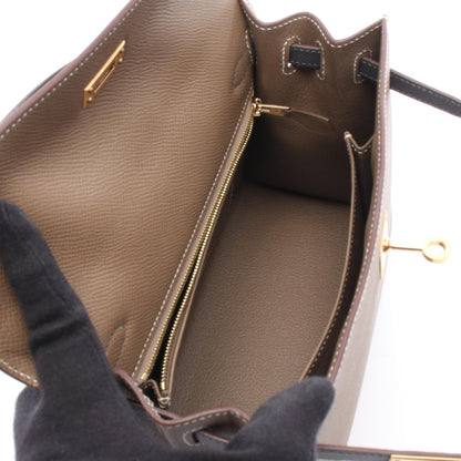 HERMES Kelly 25 Tricolor 2WAY Handbag
