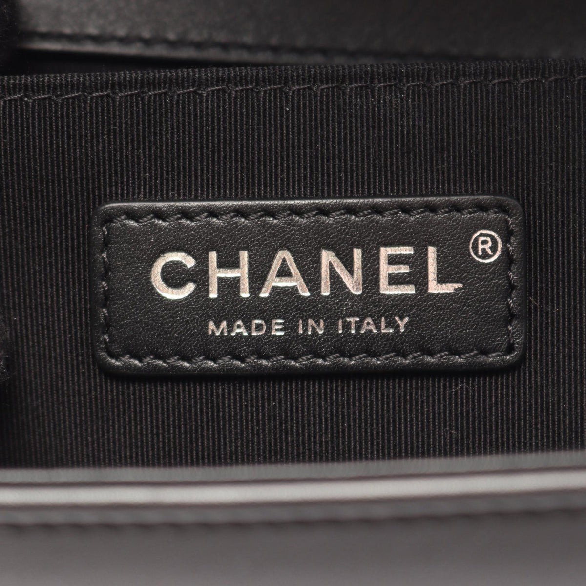 CHANEL Boy Chanel Shoulder Antique Silver Shoulder Bag