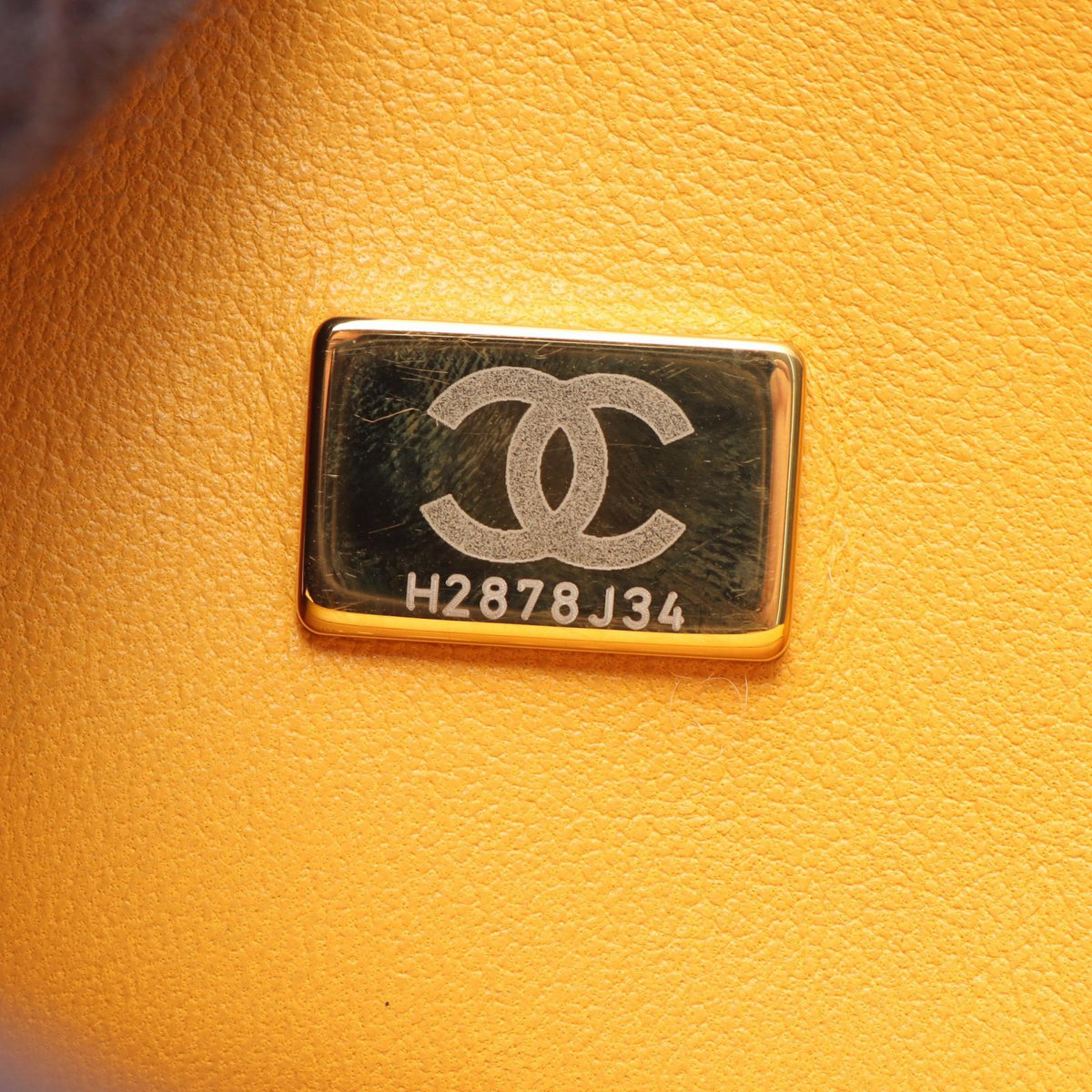 CHANEL Boy Chanel Small Caviar Bag Yellow