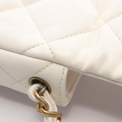 CHANEL Matelasse Heart Lock Bag White