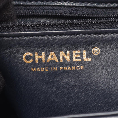 CHANEL Matelasse Caviar Skin Shoulder Bag Blue