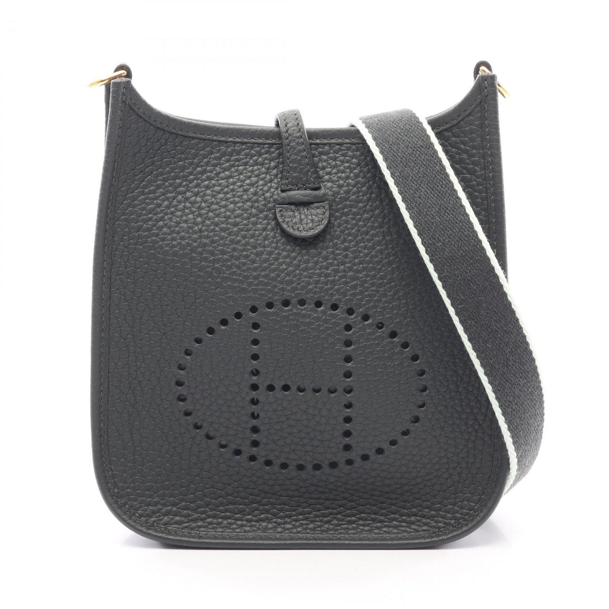 HERMES Evelyne TPM Vert Shoulder Bag