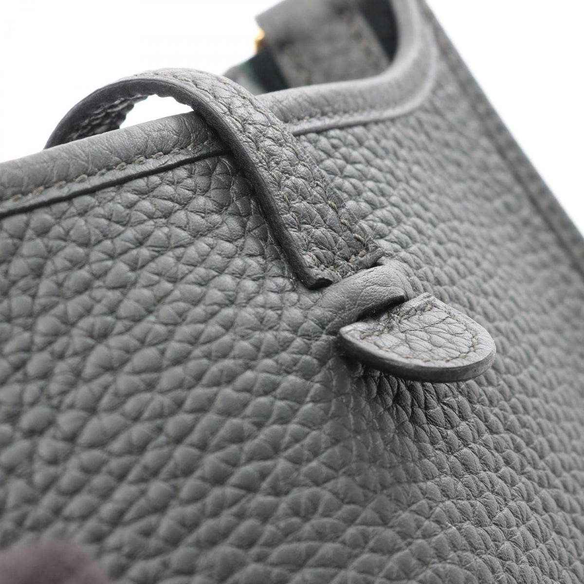 HERMES Evelyne TPM Vert Shoulder Bag