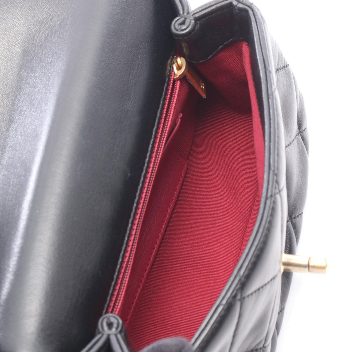 CHANEL Matelasse Small Flap Bag Black