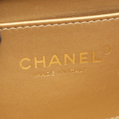 CHANEL Matelasse 2WAY Lambskin Bag Black